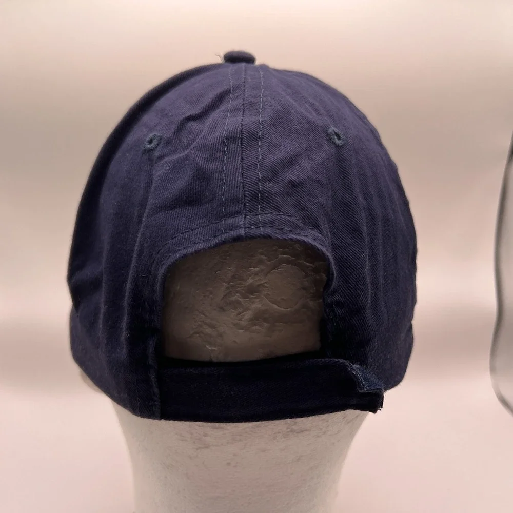 Nissin Cap USS Arizona BB39 Pearl Harbor Hawaii Navy Blue Embroidered Hat